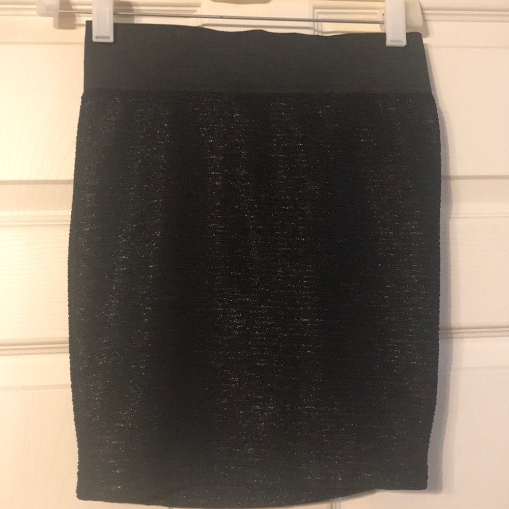 Girls black pencil skirt